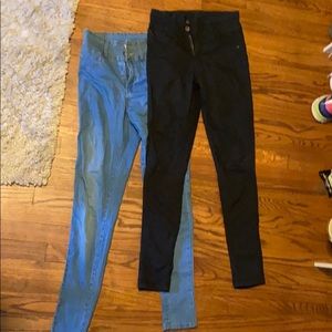 Lot- 2 pairs My Fit stretch jeans. Great condition